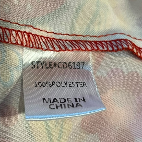 Colorful Floral Paisley Tunic Collection by Cezele Size S - Picture 12 of 13